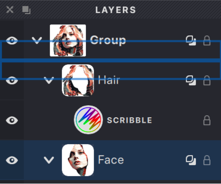 Dragging a Layer to change its order