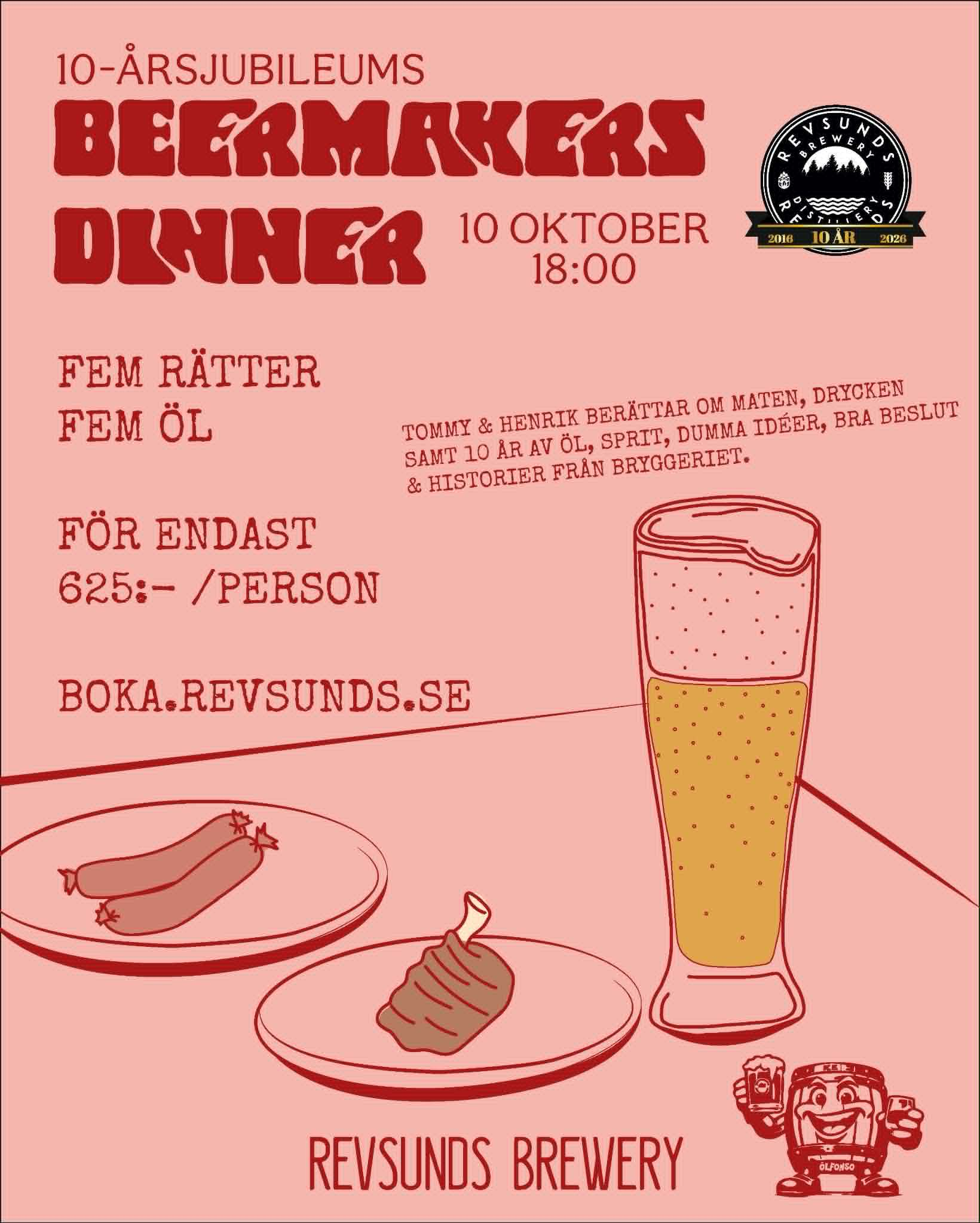 Beermakers Dinner. - Yrsel & Sovel