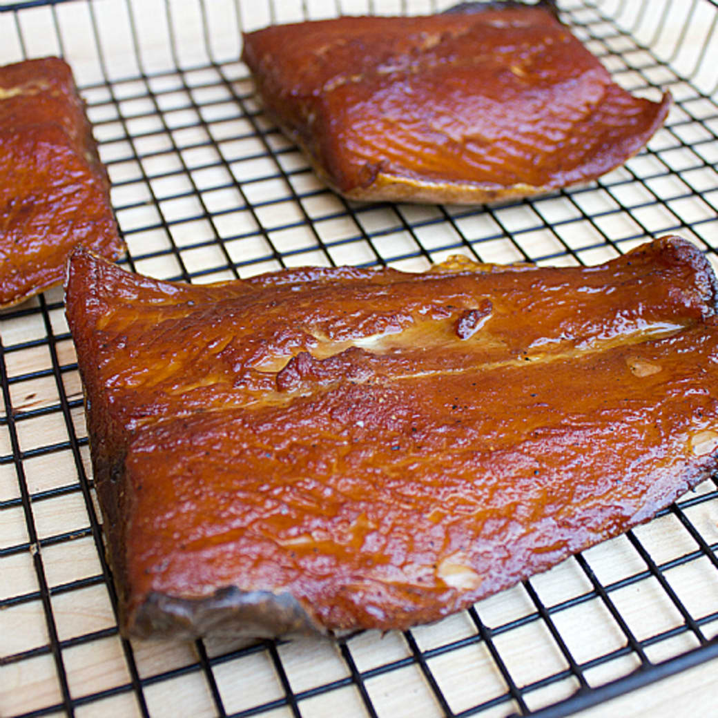 Smoked trout