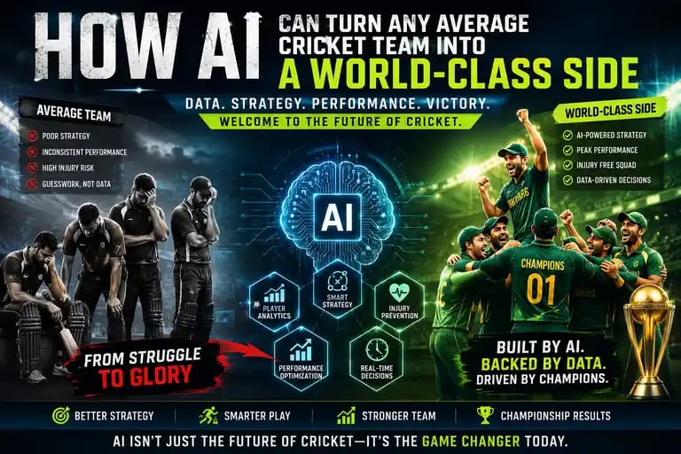 How AI Can Turn Any Average Cricket Team Into a World-Class Side