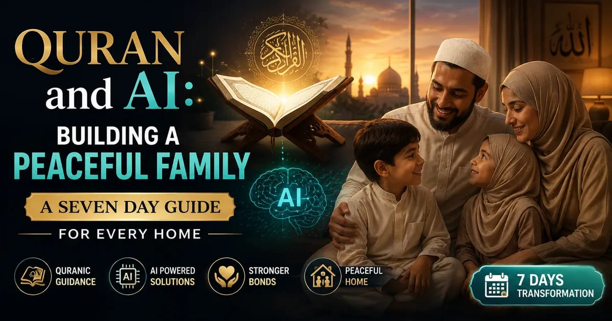 Quran and AI: Building a Peaceful Family, A Seven Day Guide for Every Home