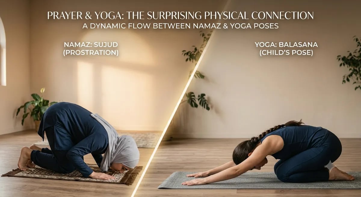 Prayer and Yoga: The Surprising Physical Connection Between Namaz and Yoga Poses