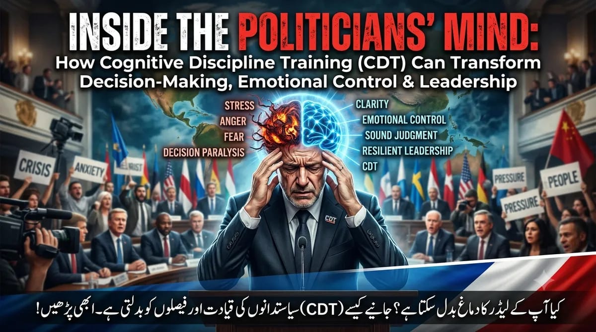 Inside the Politicians’ Mind: How Cognitive Discipline Training (CDT) Can Transform Decision-Making, Emotional Control & Leadership