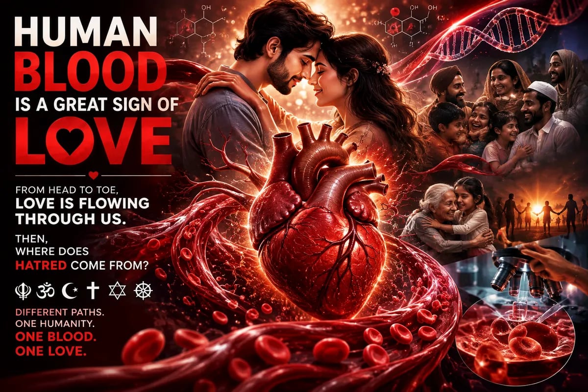 Your Blood Has No Religion: Why Humans Hate and How Love Can Heal
