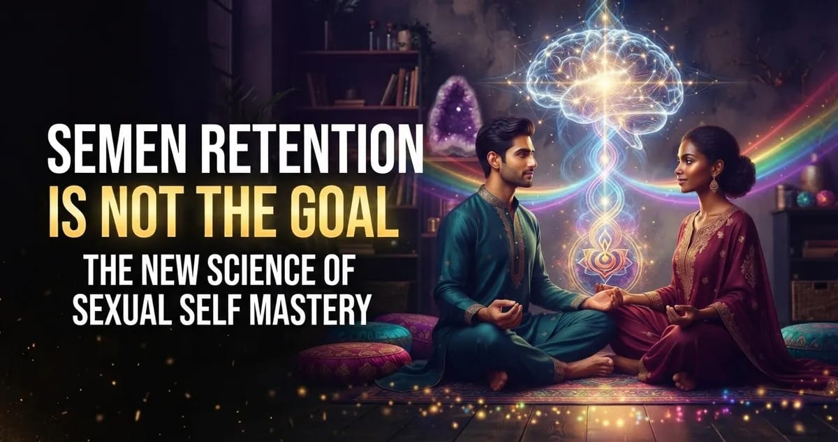 Semen Retention Is Not the Goal: The New Science of Sexual Self Mastery