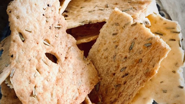 Sourdough Olive Oil Crackers