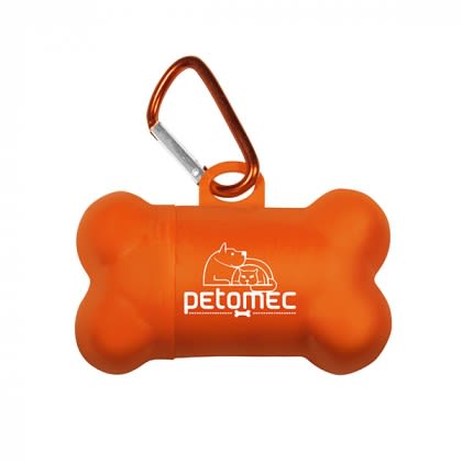Imprinted Pet Waste Bag Dispensers in Bulk - Orange