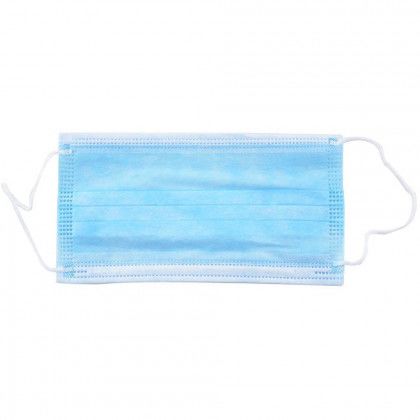 Blank 3 Ply Disposable Face Cover - flat