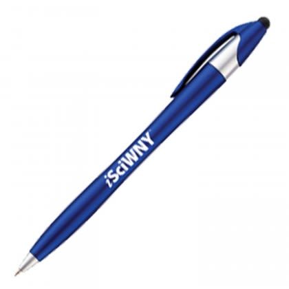 Imprinted iSlimster Twist Stylus Pen - Blue