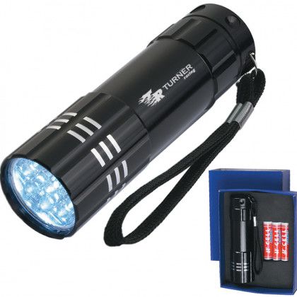 Aluminum LED Flashlight with Strap