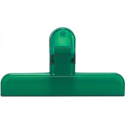 Best Large Custom Logo Imprinted Chip Clip for Kitchens & Offices - Translucent Green