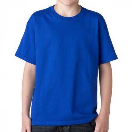 Royal Gildan Youth Heavy Cotton T Shirt | Custom Printed Youth T-Shirts | Custom Screen Printed T-Shirts for Kids