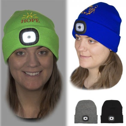 LED Beanie | Custom Embroidered Hats 