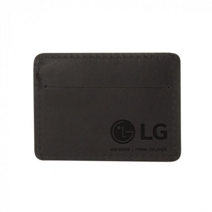 Black Custom Branded Wallets | Traverse Slater Single Pocket Wallet | Personalized Slim Wallets | Wholesale Single Pocket Wallet