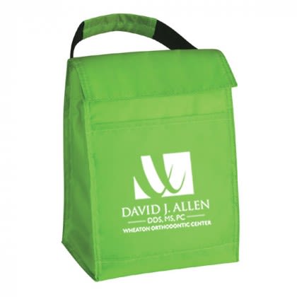 Insulated Lunch Bag - Lime Green