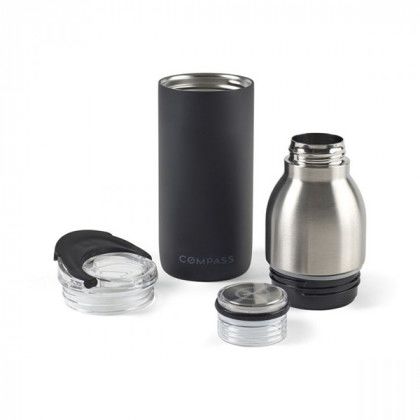 Custom Emery 2-in-1 Stainless Bottle - Components