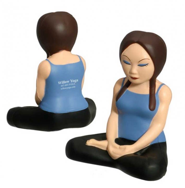 Custom Yoga Girl Stress Balls Wholesale Stress Toys Yoga Promos