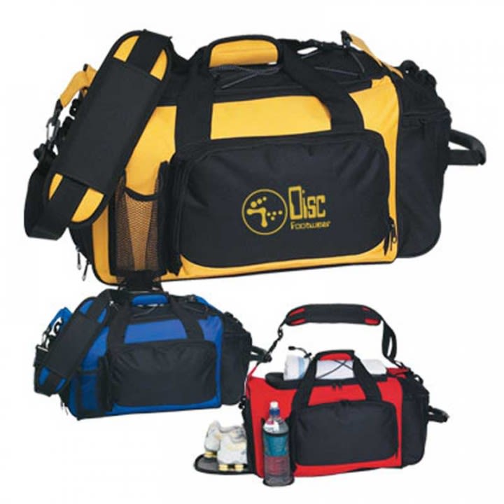 Deluxe Sports Duffel Bag Embroidered | Custom Sports Duffel Bags