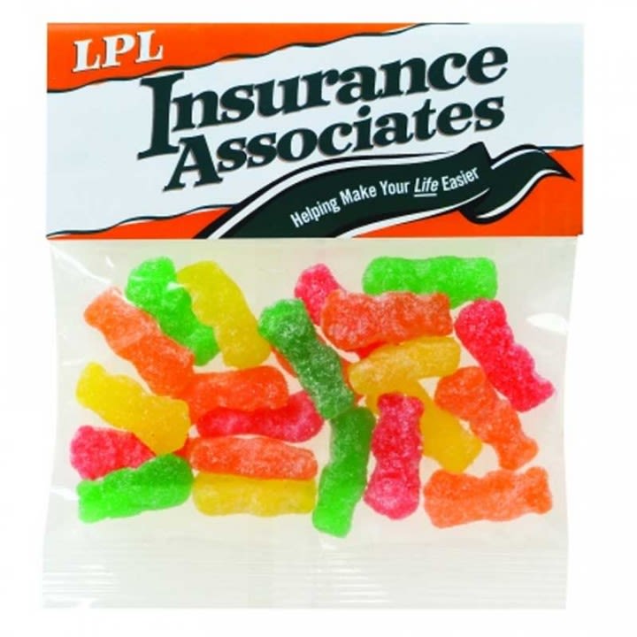 Sour Patch Kids with Custom Header | 2 Ounce Candy Giveaways
