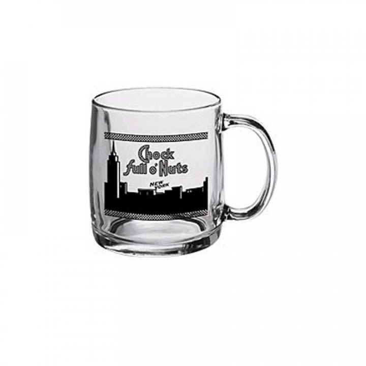 nordic glass clear mug