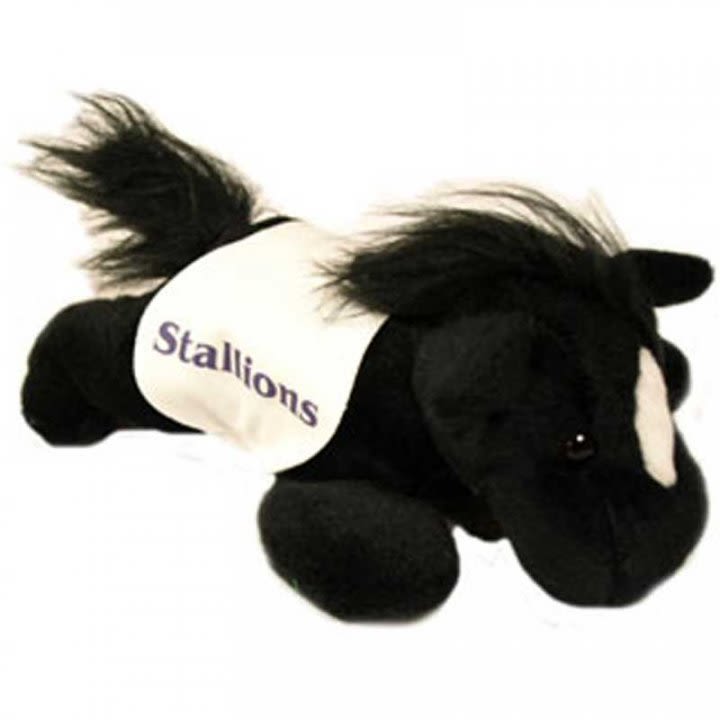 black horse stuffed animal