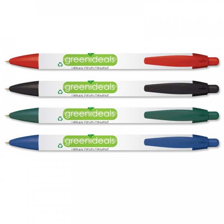 BIC WideBody Ecolutions Logo Pen Recycled Material Custom Pens