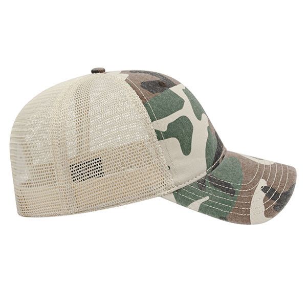 Promo Woodland Camo Soft Mesh Back Cap | Custom Hunting Hats