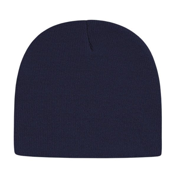 Custom Solid Knit Beanies | Embroidered Promotional Knit Caps