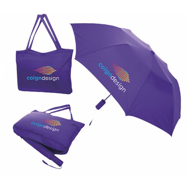 Custom Umbrella Tote Bag In One Promotional Tote Bags