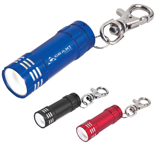 Mini Aluminum Flashlight Keychain Custom with Logo Promo Flashlights