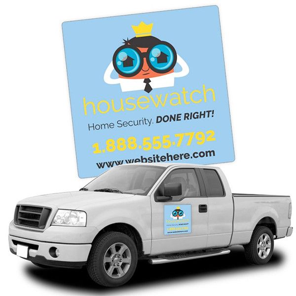 Extra-Large Car Magnet Imprinted 24 in x 24 in | Custom ...