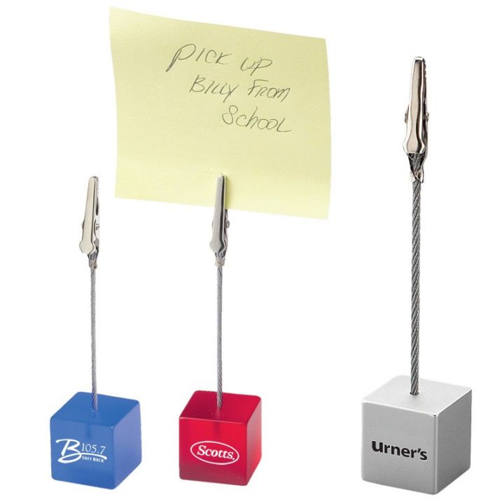Custom Logo Imprinted Square Memo Holder Promotional Memo Holder