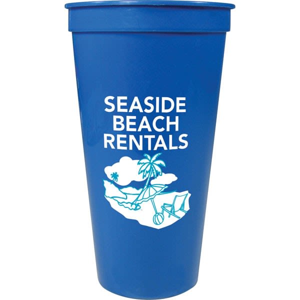 Stadium Cups 24 oz Silkscreen Promo Stadium Cups Wholesale
