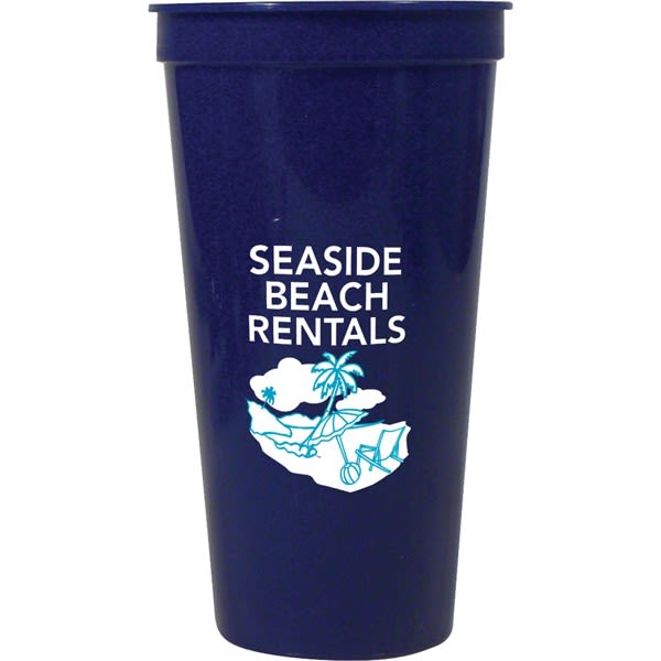 Stadium Cups 24 oz Silkscreen Promo Stadium Cups Wholesale
