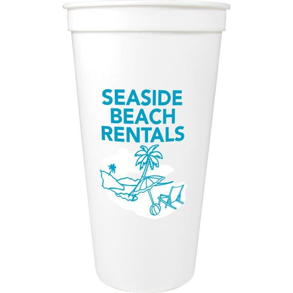Stadium Cups 24 oz Silkscreen Promo Stadium Cups Wholesale