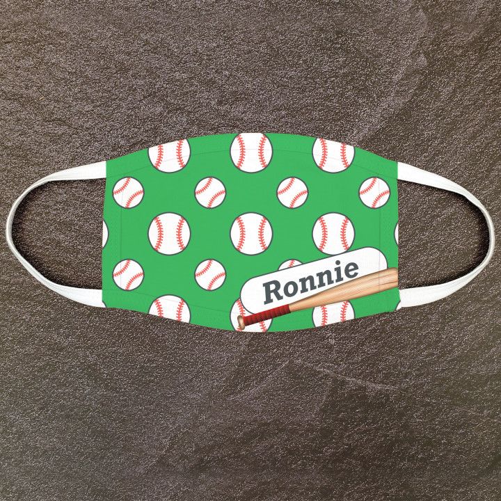 Baseball Face Cover Mask with Personalization Gift Sport Face Masks
