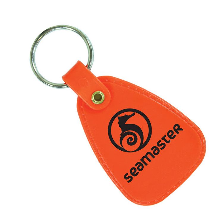 Promotional MicroHalt Western Saddle Key Tag Custom Printed Key Tags
