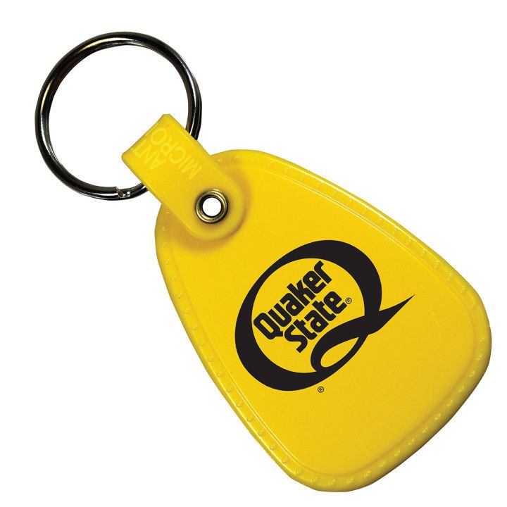 Promotional MicroHalt Western Saddle Key Tag Custom Printed Key Tags
