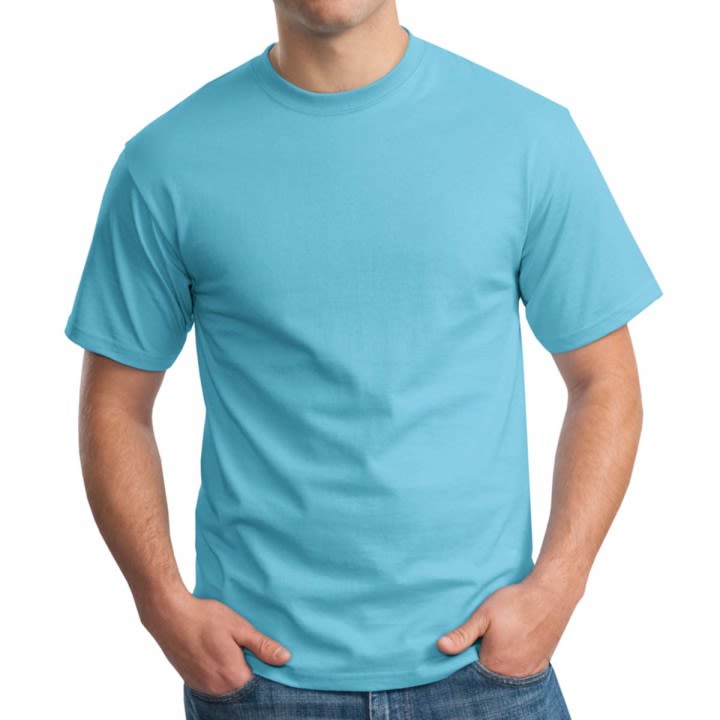 Hanes Tagless 100% Cotton T-Shirt Imprinted | Custom Shirts with Logo