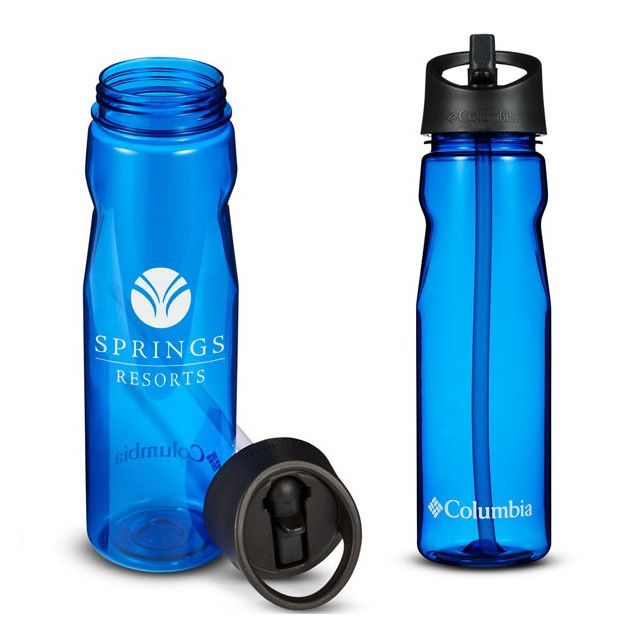 Custom Columbia Straw Lid Water Bottle Promotional Water Bottles