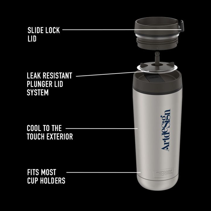 Custom Thermos Guardian Stainless Steel Tumbler Printed Travel Mugs