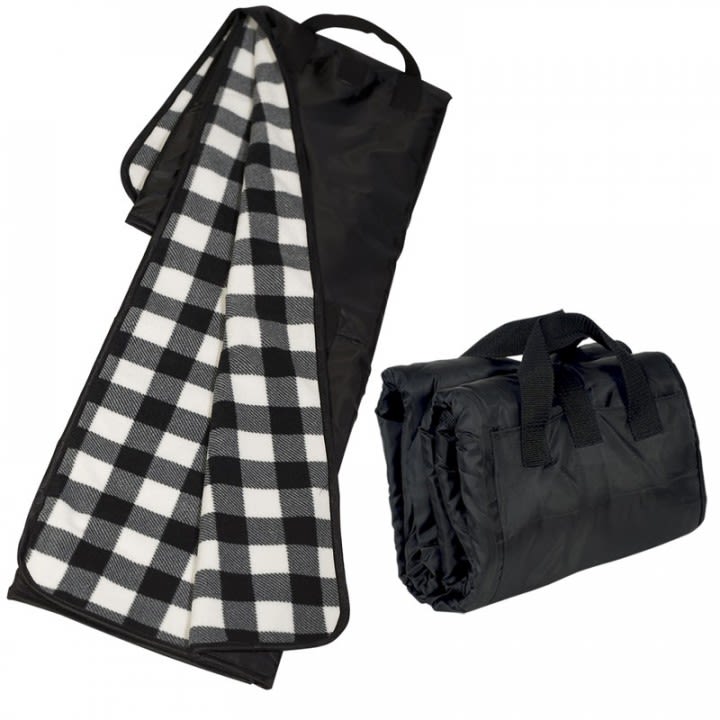 Custom Picnic Blankets Fleece Picnic Blanket with Nylon Shell