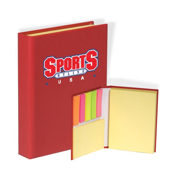 Imprinted Custom Sticky Note Book for Giveaways Branded Sticky Notes
