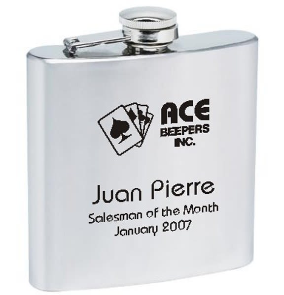 6oz stainless steel personalized