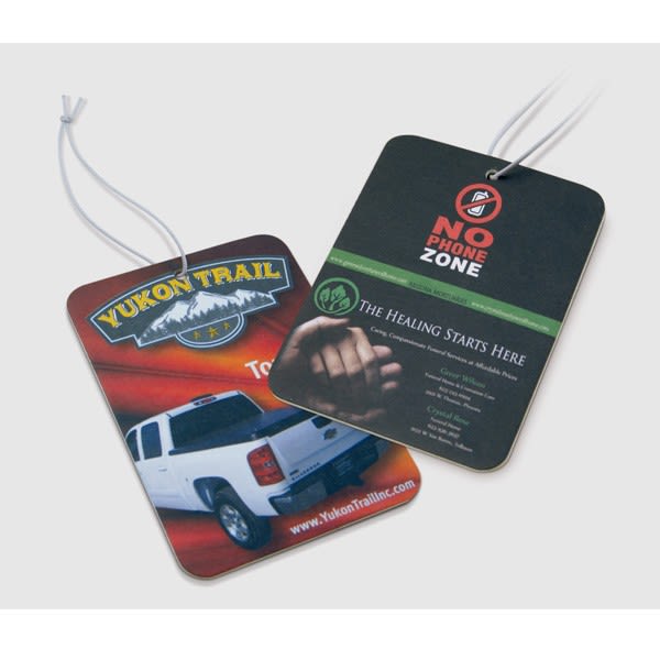 Imprinted Large Paper Scents Air Freshener Giveaway Air Fresheners