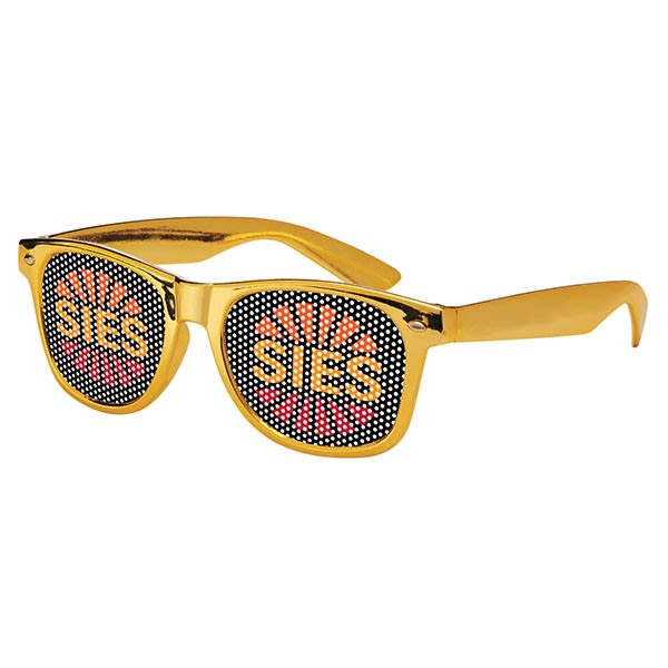 Retro Custom Promotional Sunglasses With Logo Lenses Giveaways 