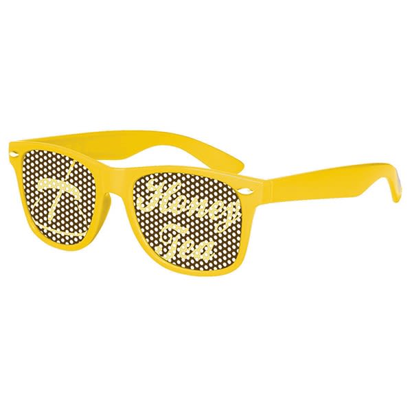 Retro Custom Promotional Sunglasses with Logo Lenses Giveaways