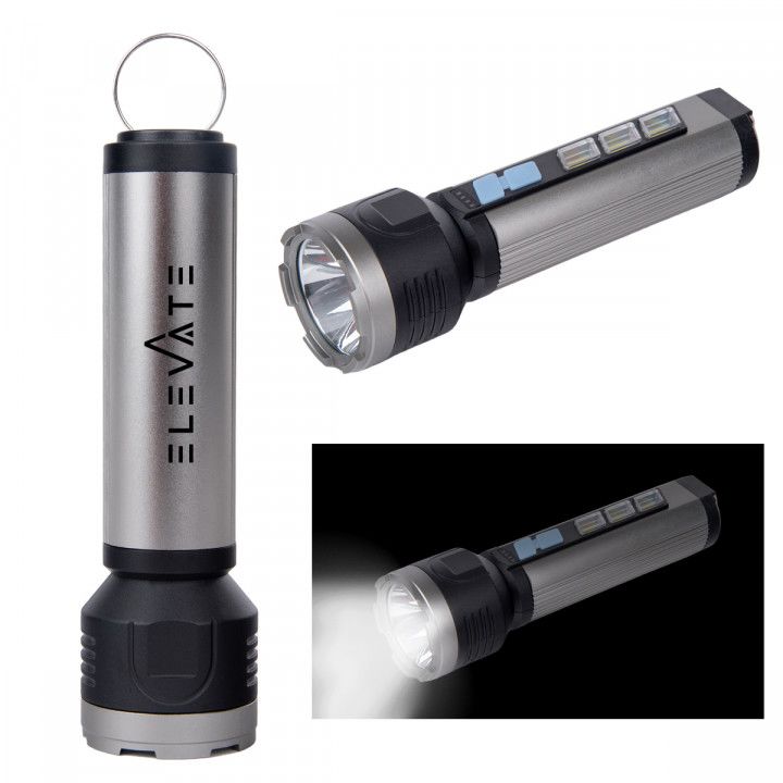 Company Logo Imprinted Rechargeable LED Flashlight Promotional Tools