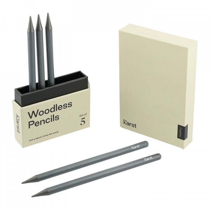 Logo Imprinted Karst Woodless Graphite Pencils Custom Pencil Gifts