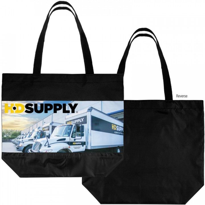Custom Arlington TwoTone Dye Sublimation Tote Bag Convention Totes